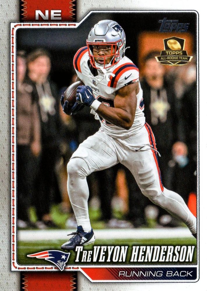 2026 Topps Flagship TreVeyon Henderson #135 New England Patriots