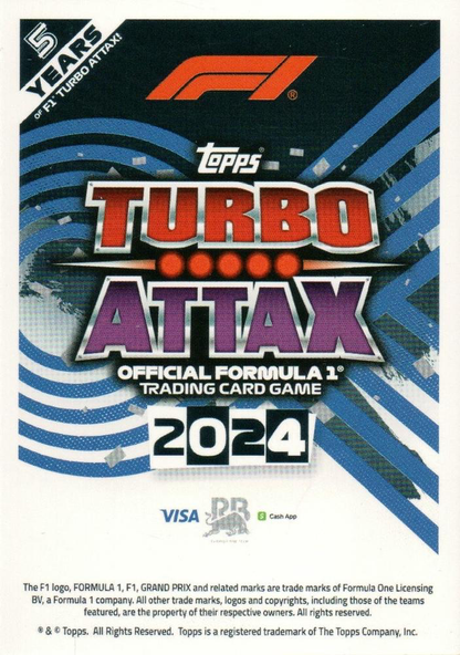 2024 Topps Turbo Attax F1 Daniel Ricciardo LE #MGA 9 Visa Cash App RB Formula One