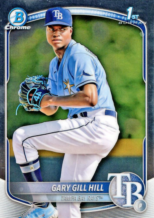 2025 Topps Bowman Chrome Prospect Gary Gill Hill 1st #BCP-55 Tampa Bay Rays