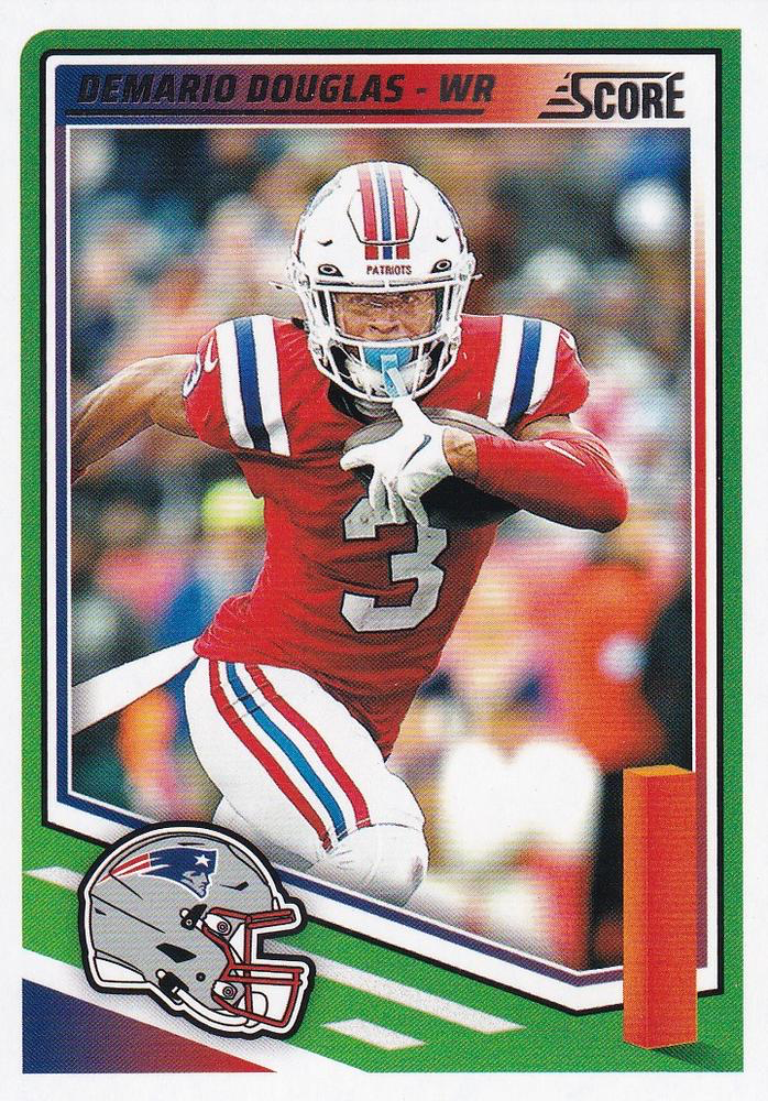 2025 Panini Score Demario Douglas #163 New England Patriots