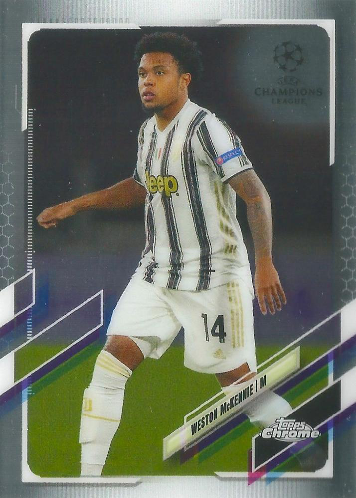 2020 Topps Chrome UCC Weston McKennie #79 Juventus