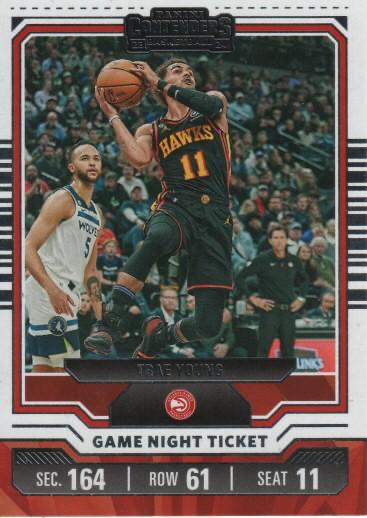 2023 Panini Contenders Game Night Ticket Trae Young #14 Atlanta Hawks