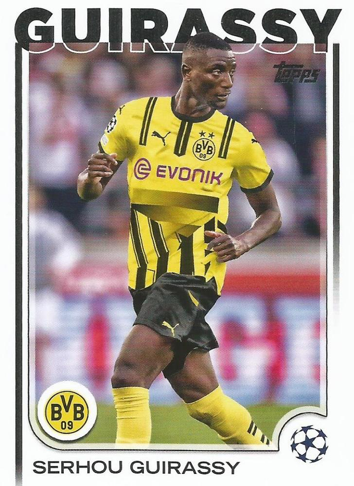 2024 Topps UCC Serhou Guirassy #51 Borussia Dortmund