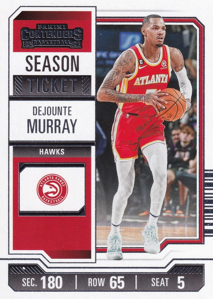 2023 Panini Contenders Dejounte Murray #57 Atlanta Hawks