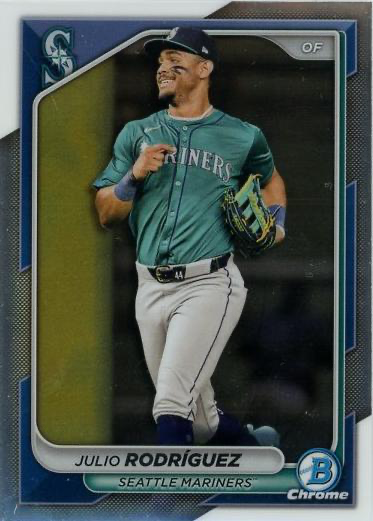 2024 Topps Bowman Chrome Julio rodriguez Seattle Mariners #95