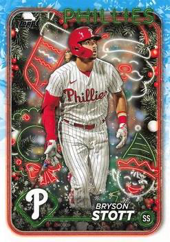 2024 Topps Holiday Bryson Stott Philadelphia Phillies #H54