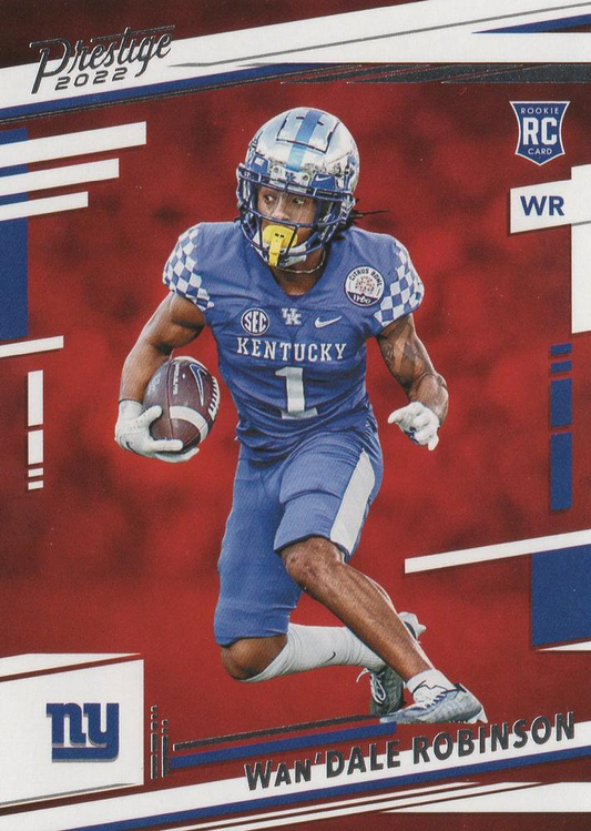2022 Panini Prestige Wan'Dale Robinson RC #368 New York Giants