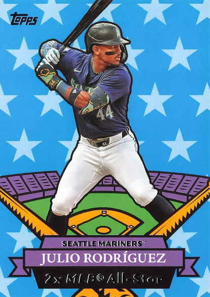 2025 Topps Archives 2007 Topps All-Stars Julio Rodriguez #07AS-14 Seattle Mariners