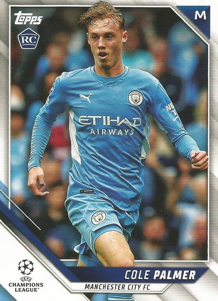 2021 Topps UCC RC Cole Palmer #80 Manchester City