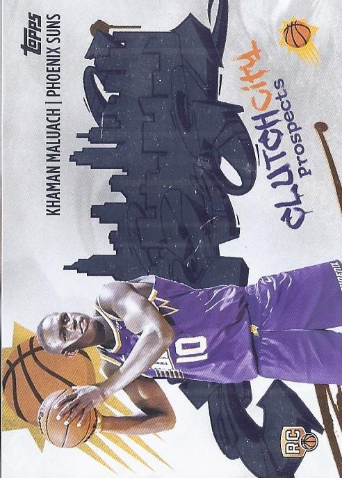 2025 Topps NBA Clutch City Prospects Khaman Maluach CC-10 Phoenix Suns
