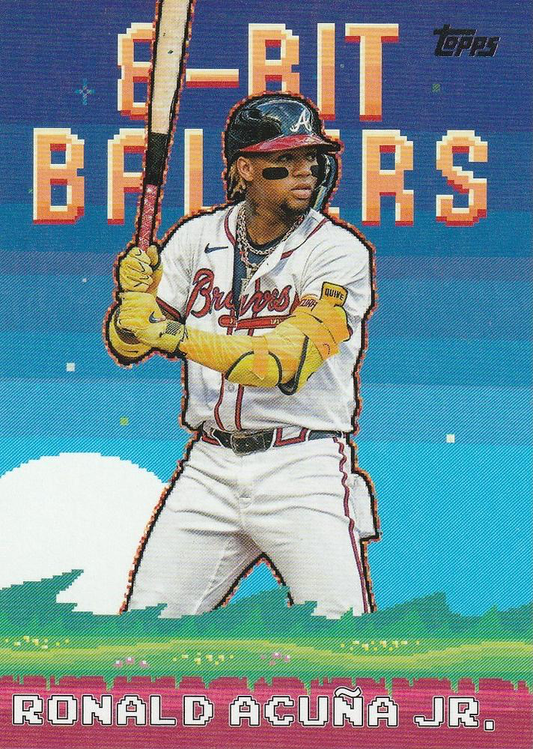 2025 Topps Series 1 8-Bit Ballers Ronald Acuña Jr. Atlanta Braves #8B-3