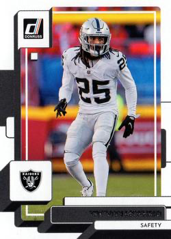 2022 Panini Donruss Tre'von Moehrig #288 Las Vegas Raiders