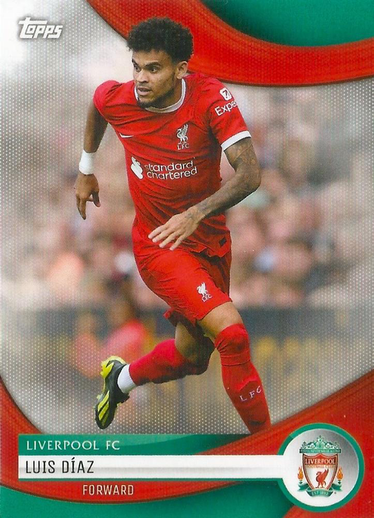 2023 Topps Liverpool Team Set Luis Diaz #20 Liverpool