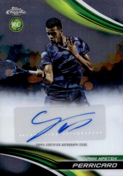 2025 Topps Chrome Tennis Autograph Giovanni Mpetshi Perricard #CA-GMP