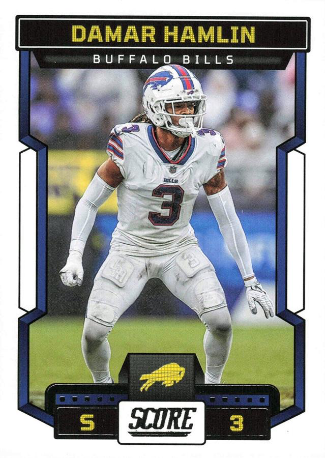 2023 Panini Score Football Damar Hamlin Buffalo Bills #266