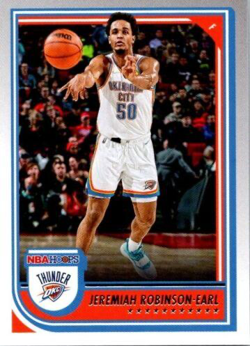 2022 Panini Hoops Jeremiah Robinson-Earl #207 Oklahoma City Thunder