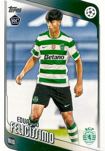 2025 Topps Flagship UCC Eduardo Felicíssimo RC #60 Sporting CP