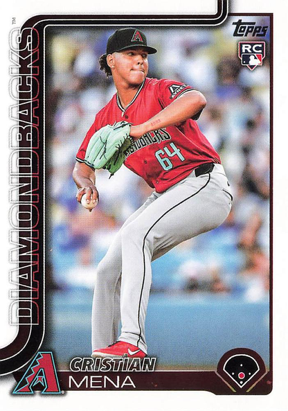 2025 Topps Series 1 Cristian Mena RC Arizona Diamondbacks #120
