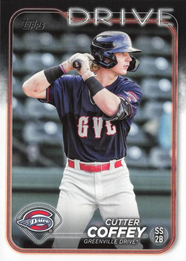 2024 Topps Pro Debut Cutter Coffey #PD-113 Greenville Drive