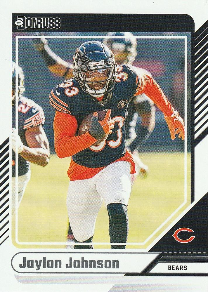 2024 Panini Donruss Jaylon Johnson Chicago Bears #187