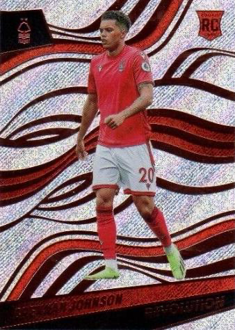2022 Panini Revolution Premier League Brennan Johnson RC #292 Nottingham Forest