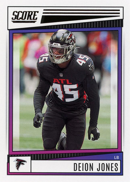 2022 Panini Score Deion Jones Atlanta Falcons #37