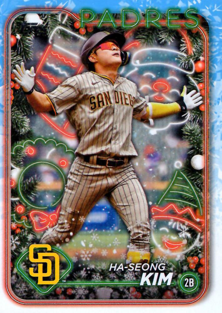 2024 Topps Holiday Ha-Seong Kim San Diego Padres #H189