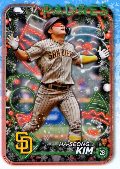 2024 Topps Holiday Ha-Seong Kim San Diego Padres #H189