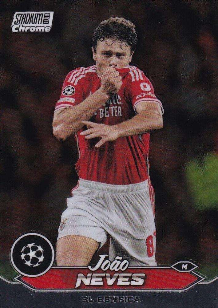 2023 Topps Stadium Club Chrome UCC João Neves #87 Benfica