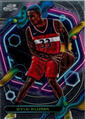 2023 Topps Chrome Cosmic Kyle Kuzma #137 Washington Wizards