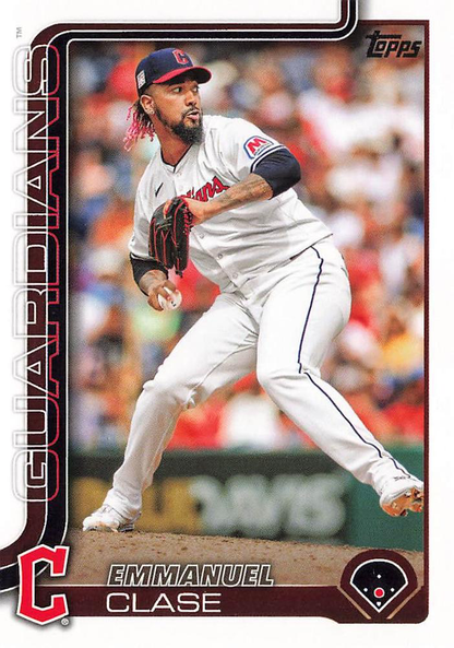 2025 Topps Series 1 Emmanuel Clase Cleveland Guardians #326