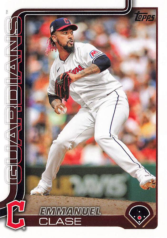 2025 Topps Series 1 Emmanuel Clase Cleveland Guardians #326