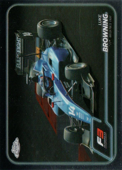 2024 Topps Chrome Formula 1 Luke Browning F3C #127 HiTech Pulse-Eight