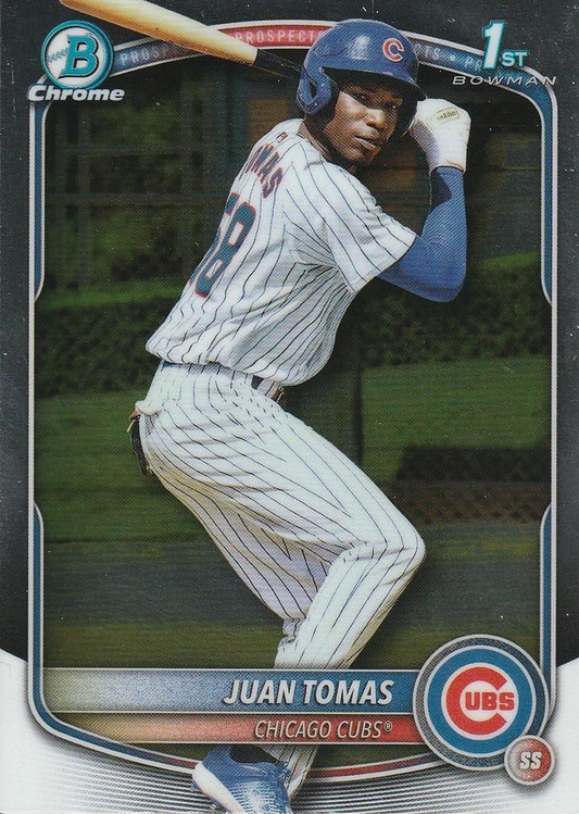 2025 Topps Bowman Chrome Prospect Juan Tomas #BCP-230 Chicago Cubs