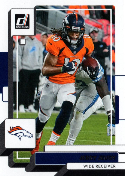 2022 Panini Donruss Jerry Jeudy #263 Denver Broncos