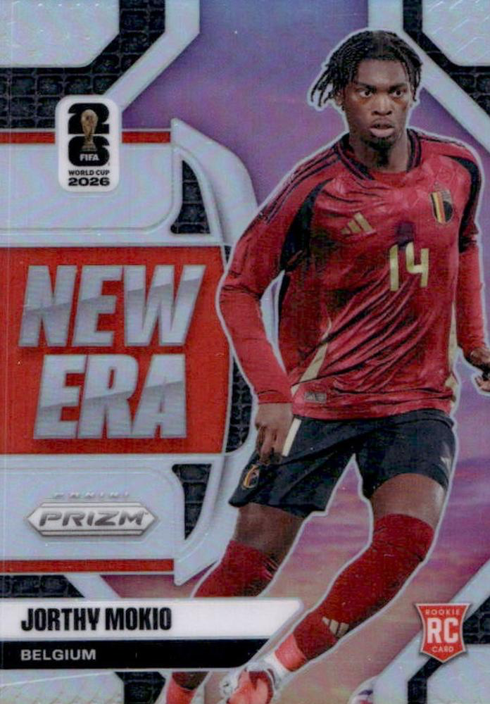 2026 Panini Prizm FIFA World Cup New Era Silver Jorthy Mokio #11 Belgique