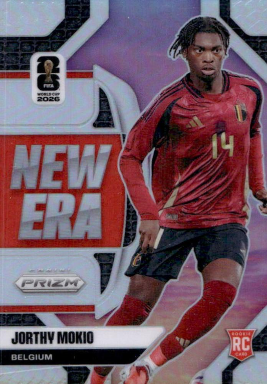2026 Panini Prizm FIFA World Cup New Era Silver Jorthy Mokio #11 Belgique