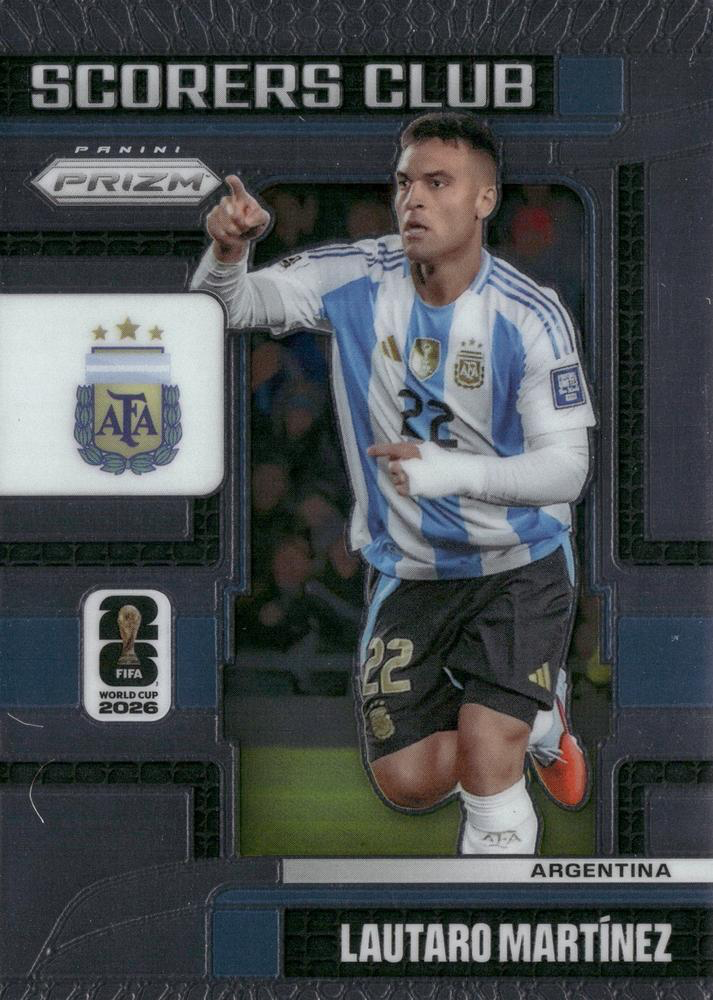 2026 Panini Prizm World Cup Scorers Club Lautaro Martinez #7 Argentine