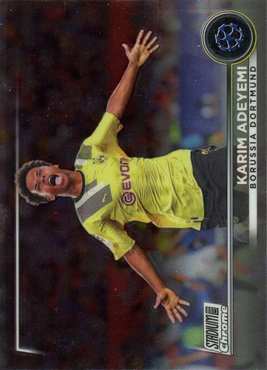 2022 Topps Stadium Club Chrome UCC Karim Adeyemi #27 Borussia Dortmund
