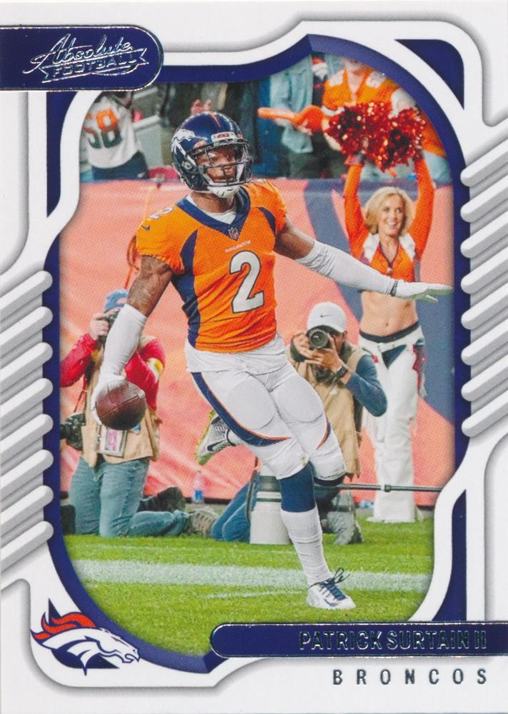 2022 Panini Absolute Patrick Surtain II #13 Denver Broncos