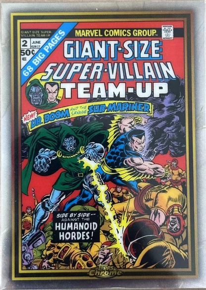 2024 Topps Chrome Marvel Giant Size Super-Villain Team-Up #2 #MG-5 (standard size)