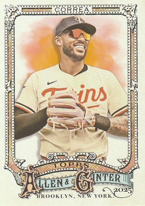 2025 Topps Allen & Ginter Carlos Correa #91 Minnesota Twins