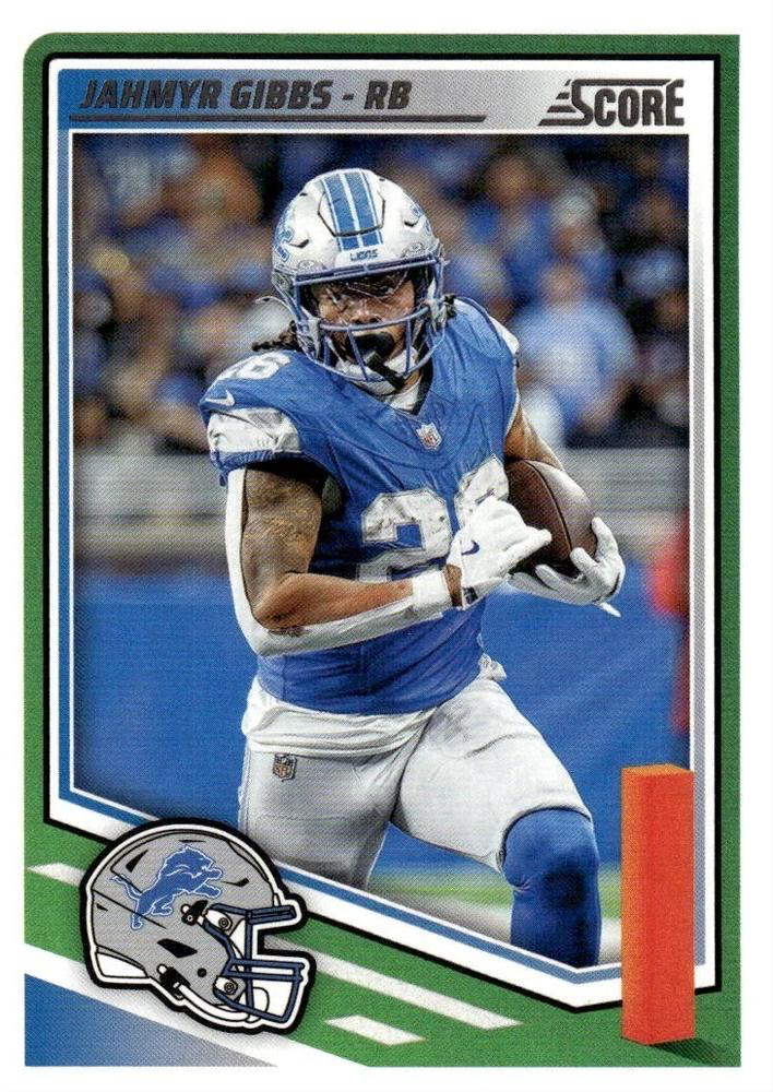 2025 Panini Score Jahmyr Gibbs #33 Detroit Lions