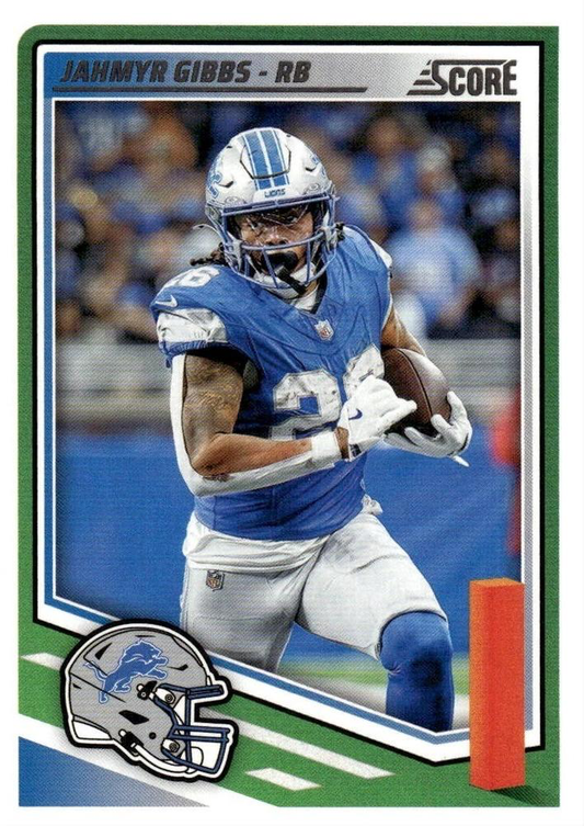 2025 Panini Score Jahmyr Gibbs #33 Detroit Lions
