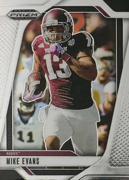 2025 Panini Prizm Draft Picks Mike Evans #196 Texas A&M Aggies