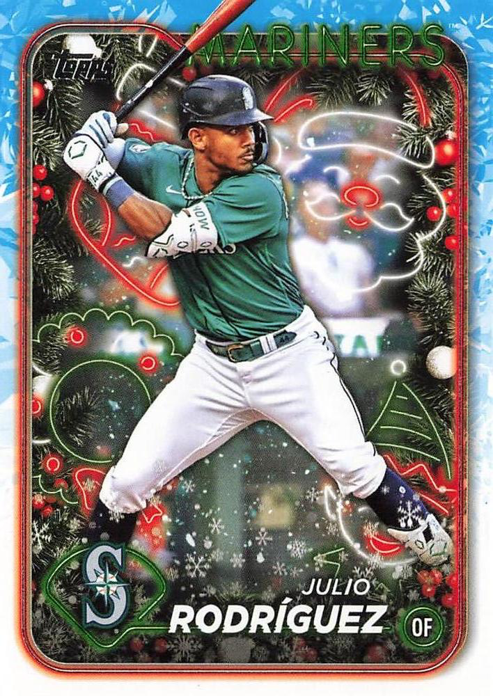 2024 Topps Holiday Julio Rodríguez Seattle Mariners #H153