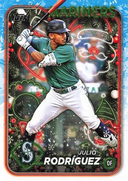 2024 Topps Holiday Julio Rodríguez Seattle Mariners #H153