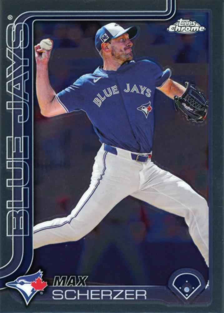 2025 Topps Chrome MLB Max Scherzer #260 Toronto Blue Jays