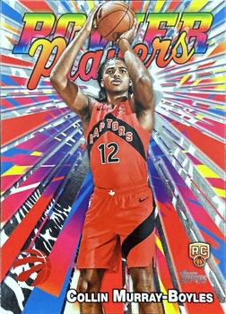 2025 Topps NBA Power Players Collin Murray-Boyles PP-19 Toronto Raptors