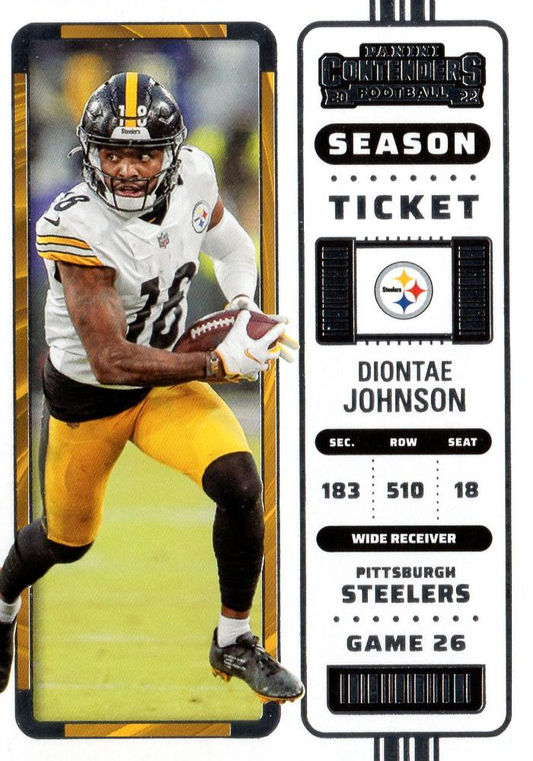 2022 Panini Contenders Diontae Johnson Pittsburgh Steelers #96
